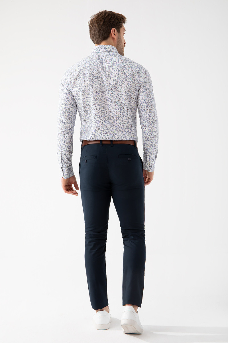 Koszula Męska Wzór Kwiaty