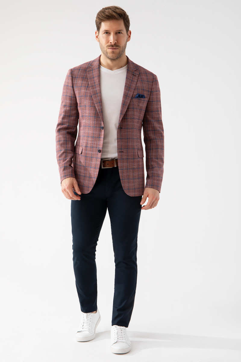 stylowa bordowa marynarka męska elegancka
