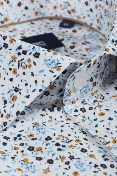 Koszula Męska Wzór Kwiaty
