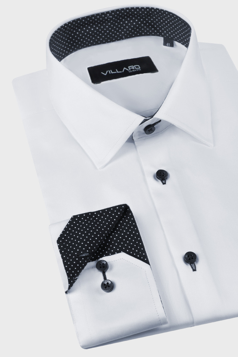 Biała koszula męska | Villaro