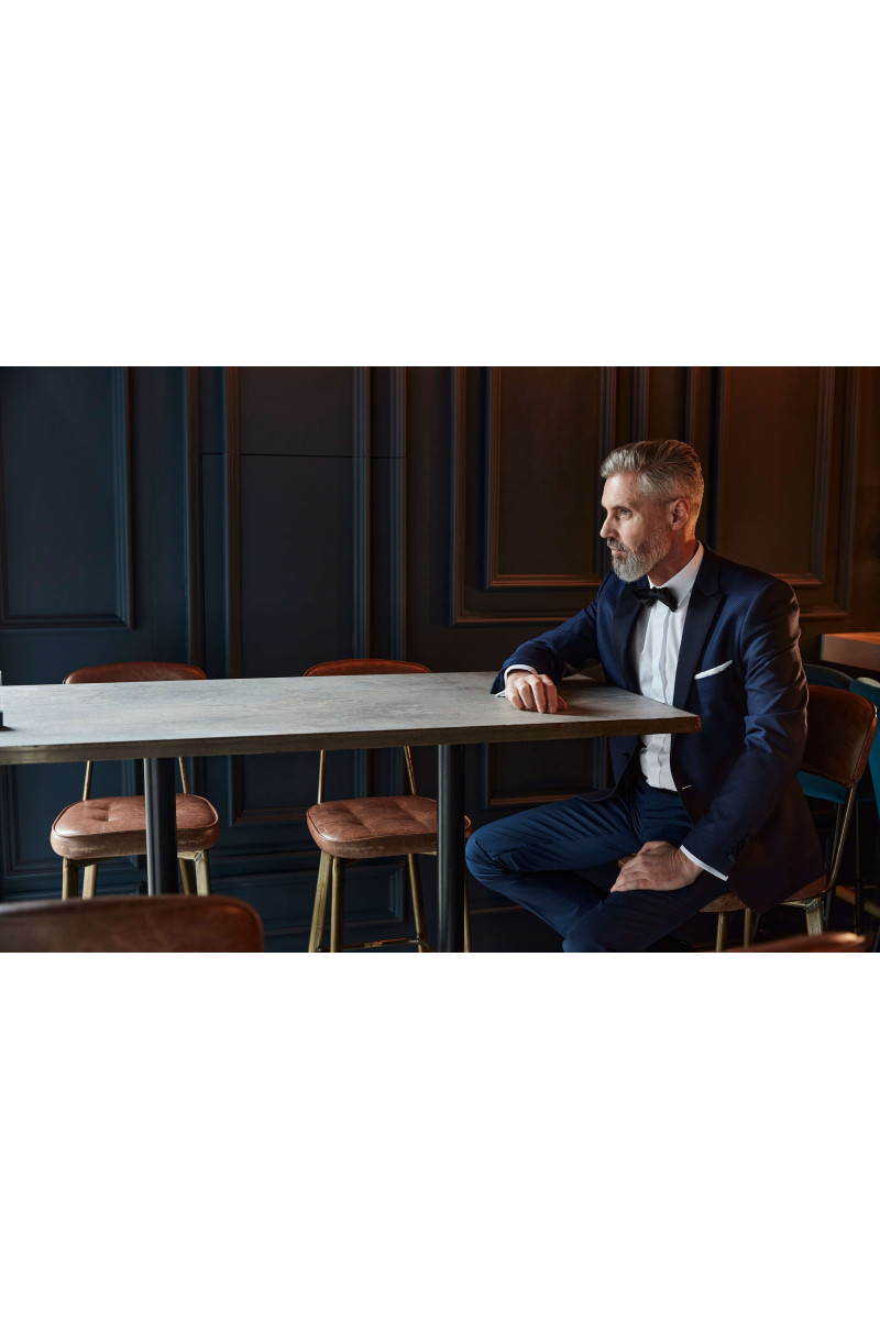 Granatowy smoking | Villaro