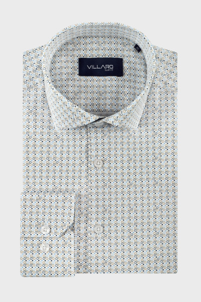 Koszula męska wzór geometryczny | Villaro