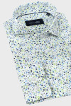 Kolorowa koszula męska regular z mikrowzorem | Villaro