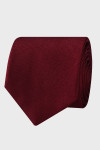 Krawat męski struktura bordowy | Villaro