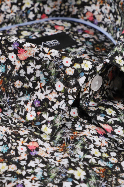 Koszula Męska Wzór Kwiaty