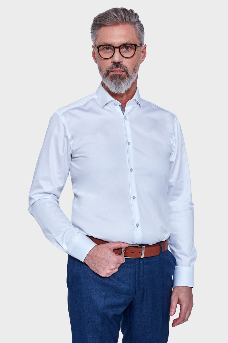 Biała koszula męska | Villaro