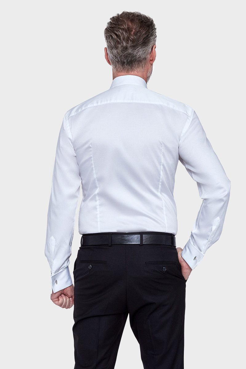 Biała koszula męska wizytowa | Villaro