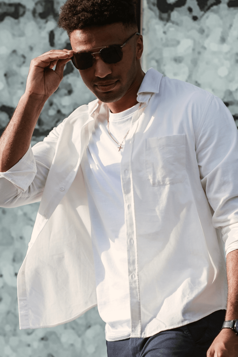 Ivory koszula męska sztruks | Villaro