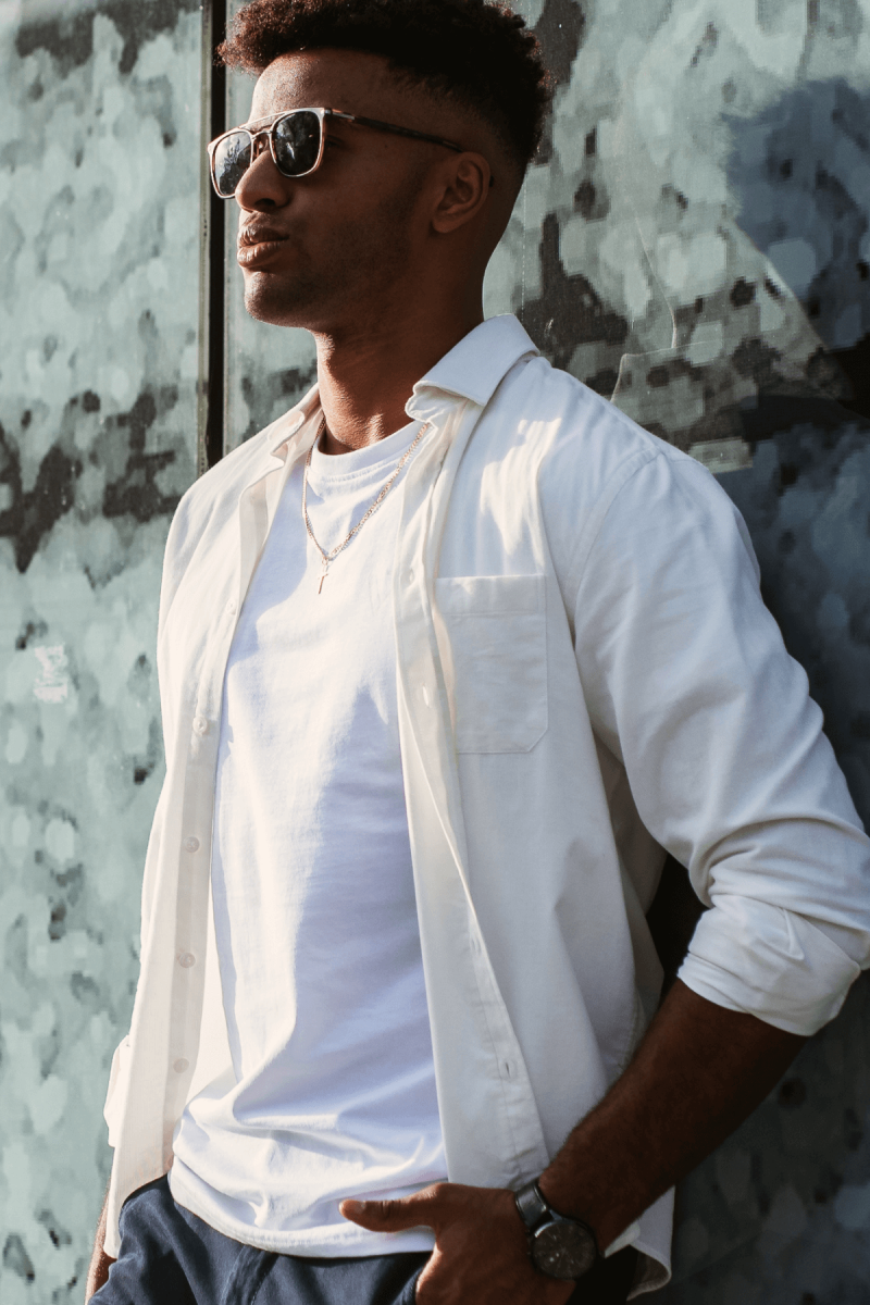 Ivory koszula męska sztruks | Villaro