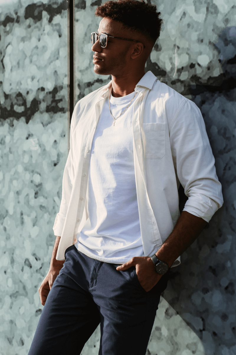 Ivory koszula męska sztruks | Villaro