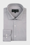 Szara koszula męska struktura | Villaro