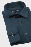 Granatowa nietypowa koszula męska | Villaro