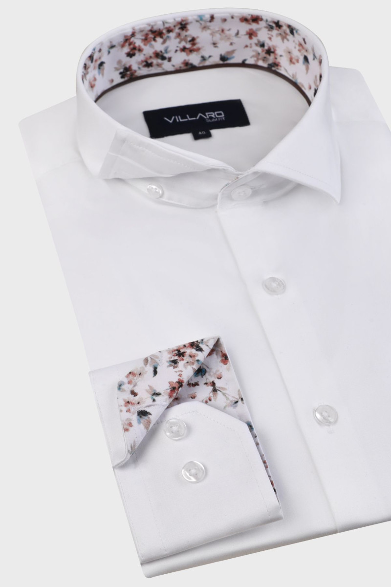 Biała koszula męska | Villaro