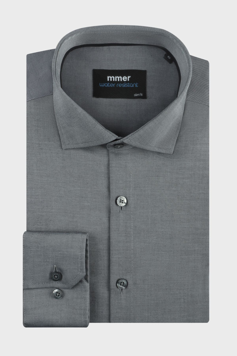 Szara koszula męska wodoodporna| Villaro