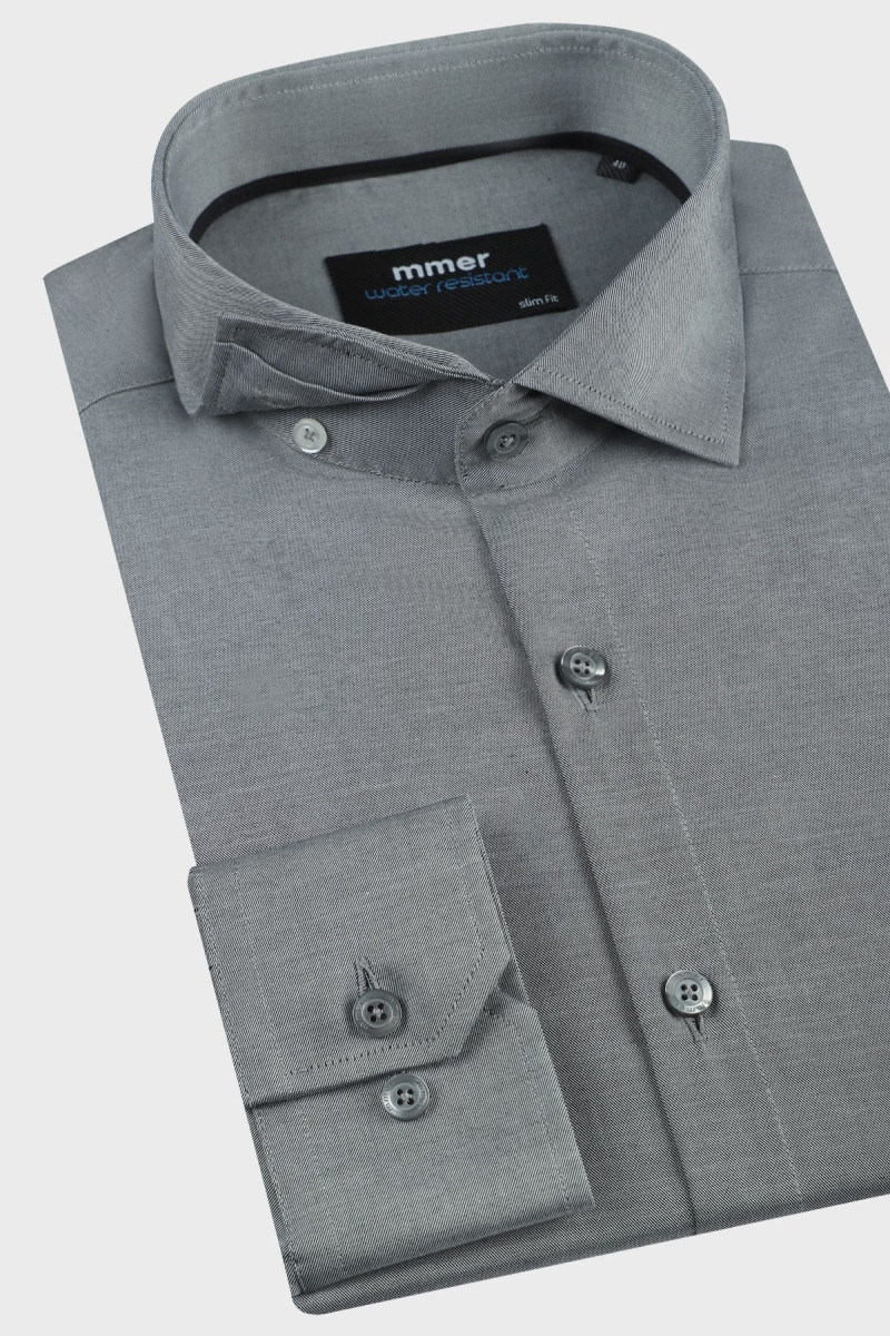 Szara koszula męska wodoodporna| Villaro