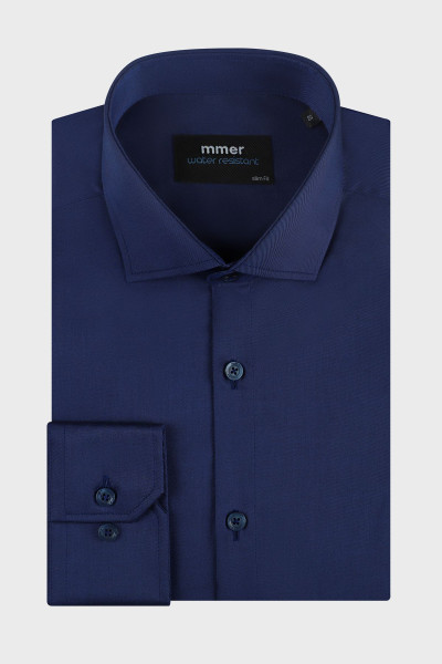 Granatowa koszula męska wodoodporna | Villaro