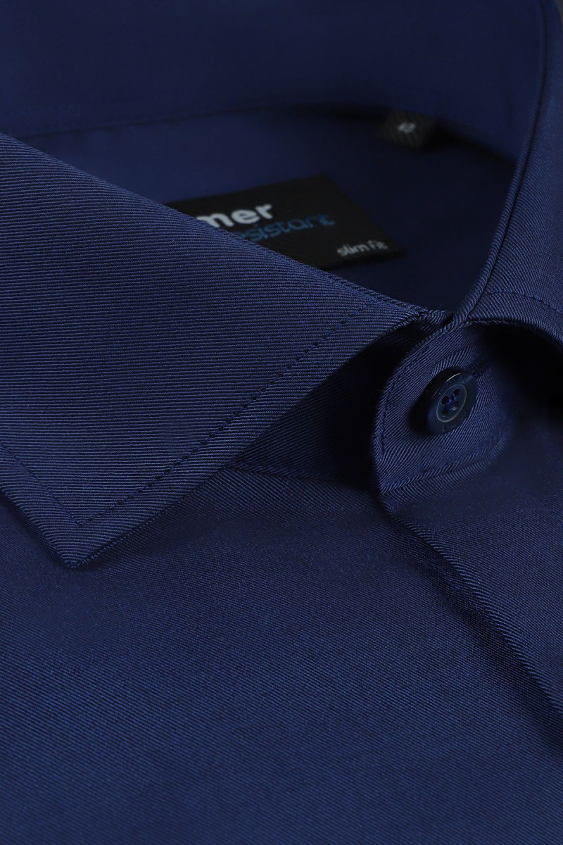 Granatowa koszula męska wodoodporna | Villaro