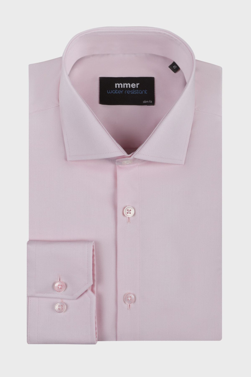 Różowa koszula męska wodoodporna | Villaro