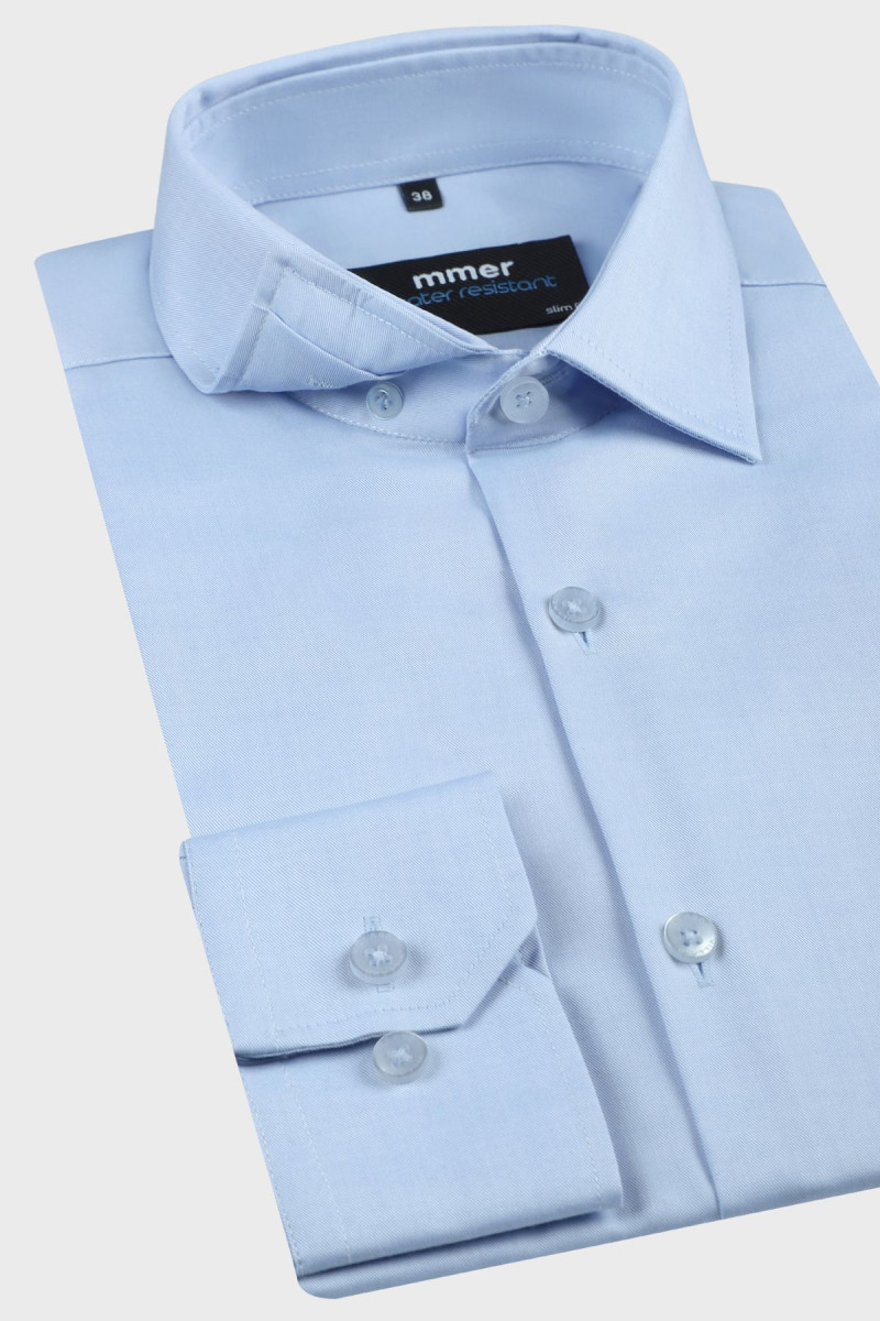 Niebieska koszula męska wodoodporna | Villaro