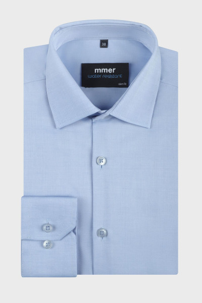 Niebieska koszula męska wodoodporna | Villaro