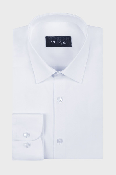 biała koszula męska Villaro slim fit na manekinie
