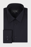 Czarna koszula męska Villaro – elegancka koszula wizytowa