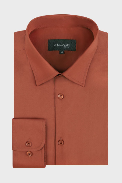 Pomarańczowa koszula męska | Villaro