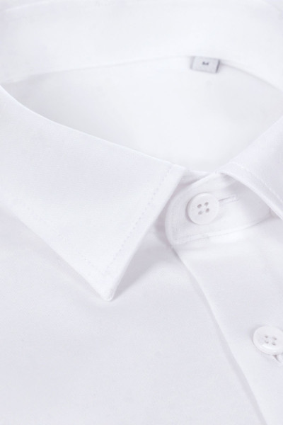 Biała Koszula Męska Dzianina