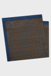 Brązowa Poszetka Męska Wzór