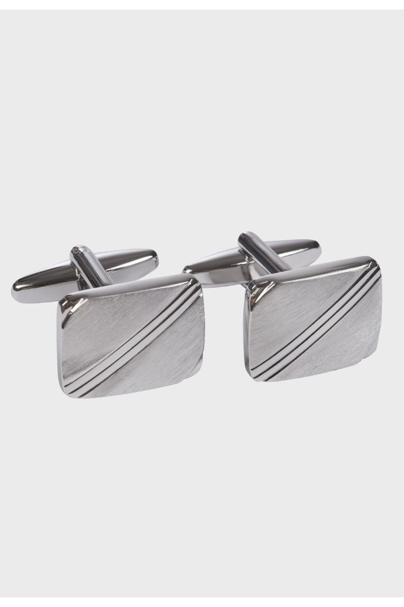 Srebrne spinki do mankietów koszul | Villaro