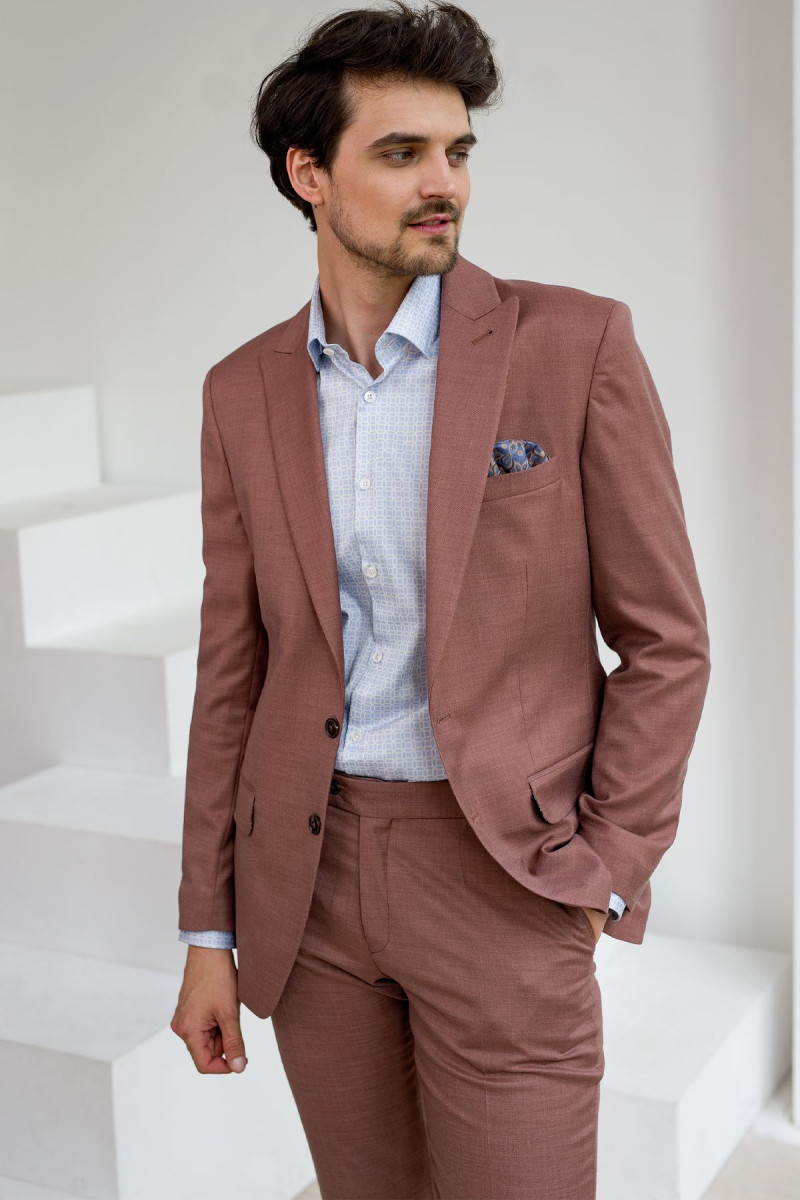 Garnitur brązowy męski | Villaro