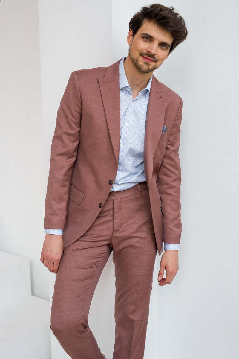Garnitur brązowy męski | Villaro