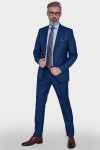 Granatowy garnitur męski | Villaro
