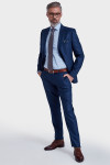 Granatowy garnitur męski | Villaro