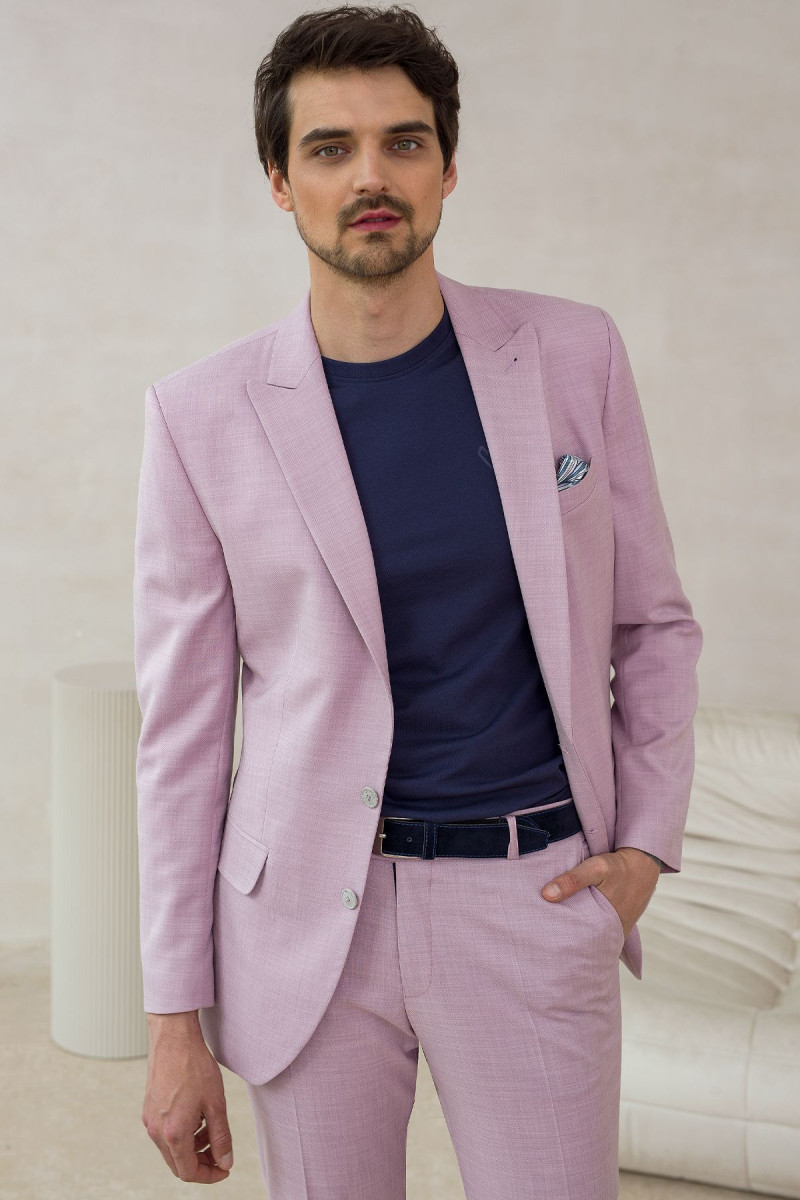 Granatowa koszulka męska t-shirt | Villaro