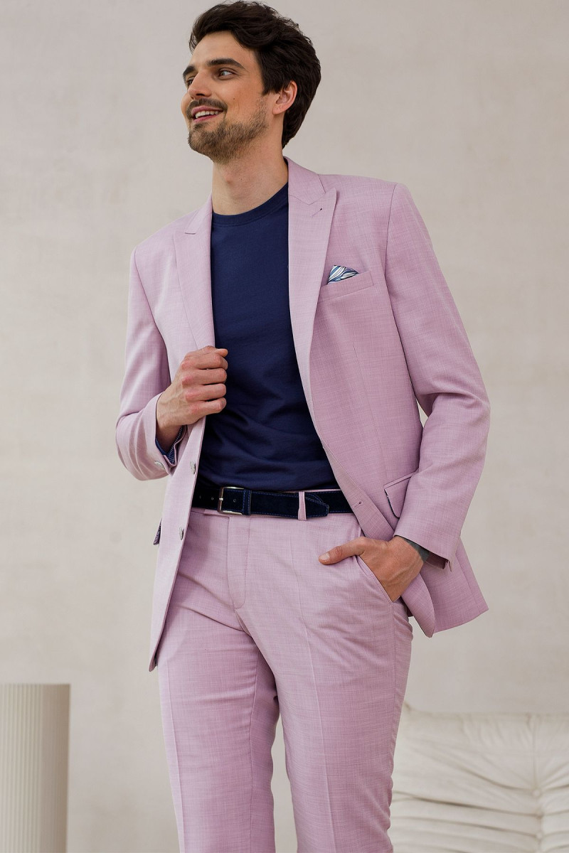 Granatowa koszulka męska t-shirt | Villaro