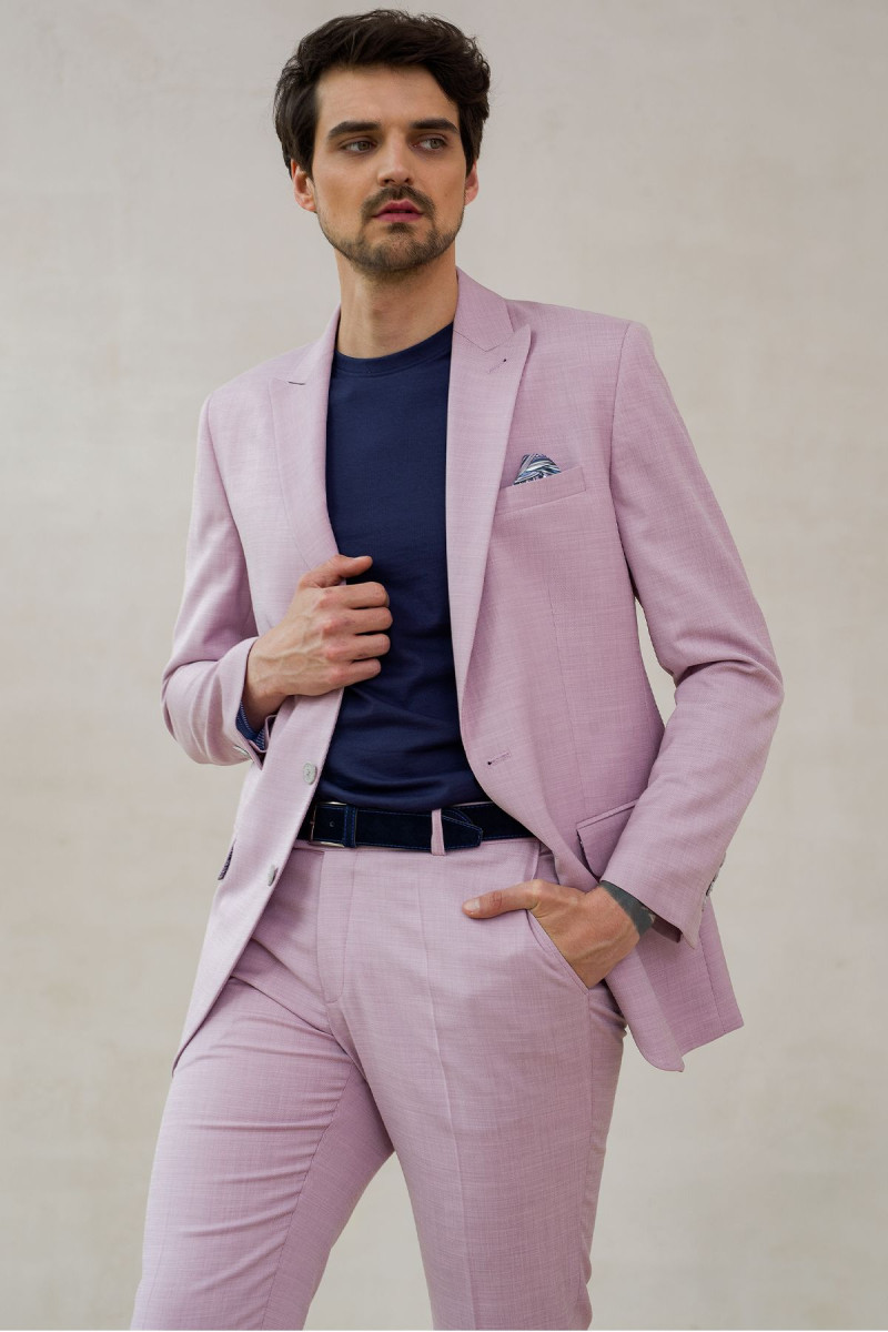 Granatowa koszulka męska t-shirt | Villaro