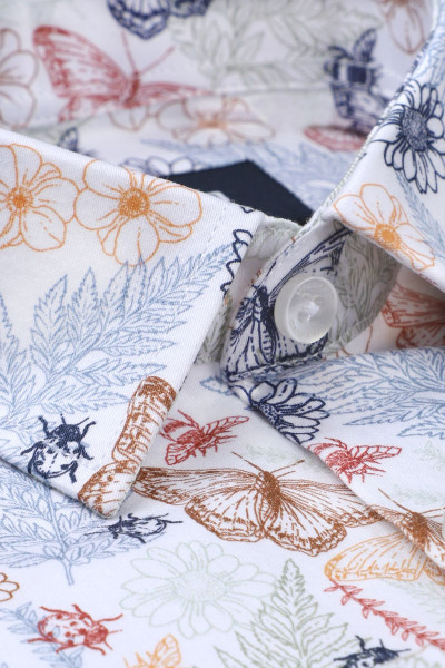 Koszula Męska Wzór Motyle