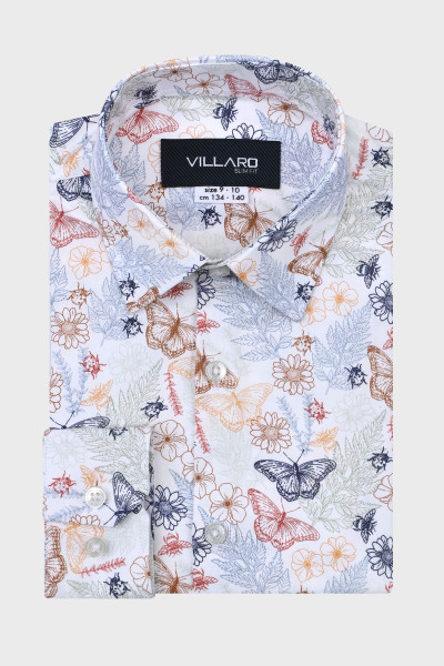 Koszula Chłopięca Wzór Motyle