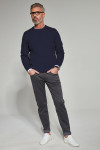 Męski granatowy sweter  | Villaro