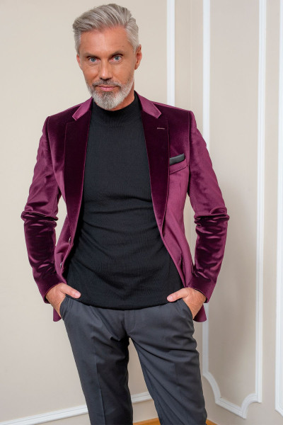 Czarny Sweter Męski Półgolf