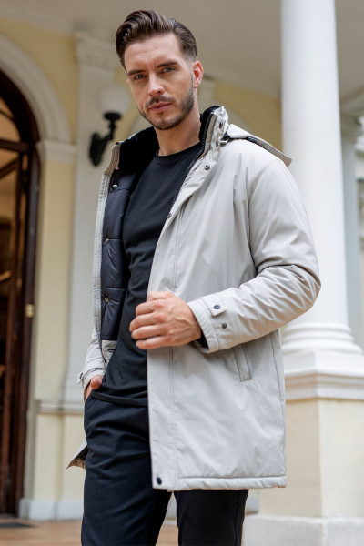 Biała Kurtka Męska