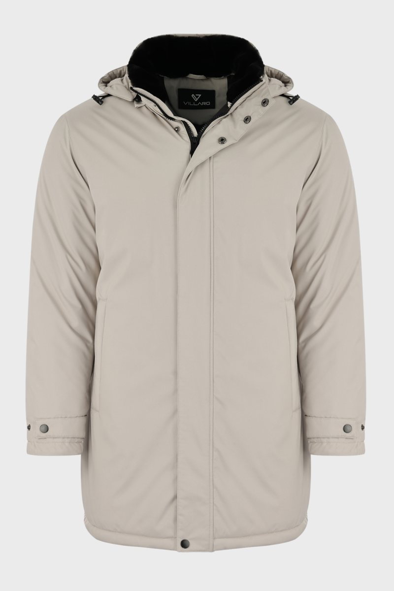 jasna kurtka męska z kapturem