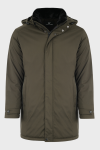 Zielona kurtka męska Villaro z kapturem