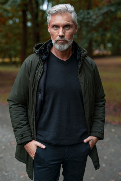 Zielona Kurtka Męska