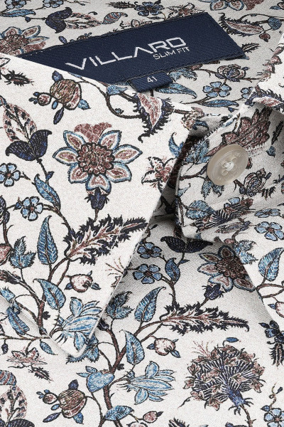 Koszula Męska Wzór Roślinny