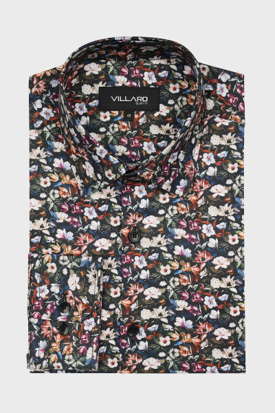 Koszula męska kwiaty | Villaro