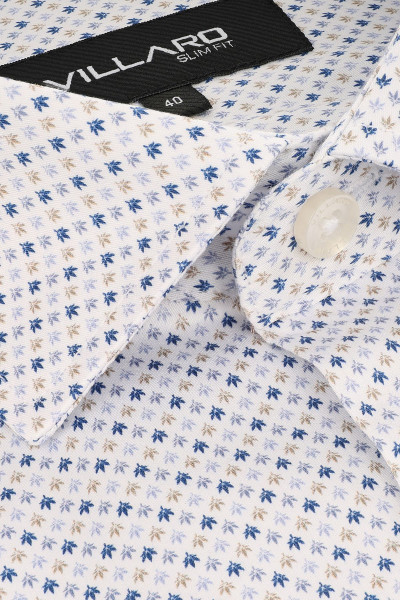 Biała Koszula Męska Microwzór