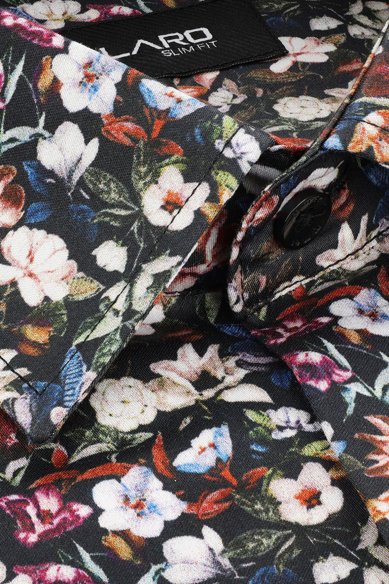 Koszula męska kwiaty | Villaro