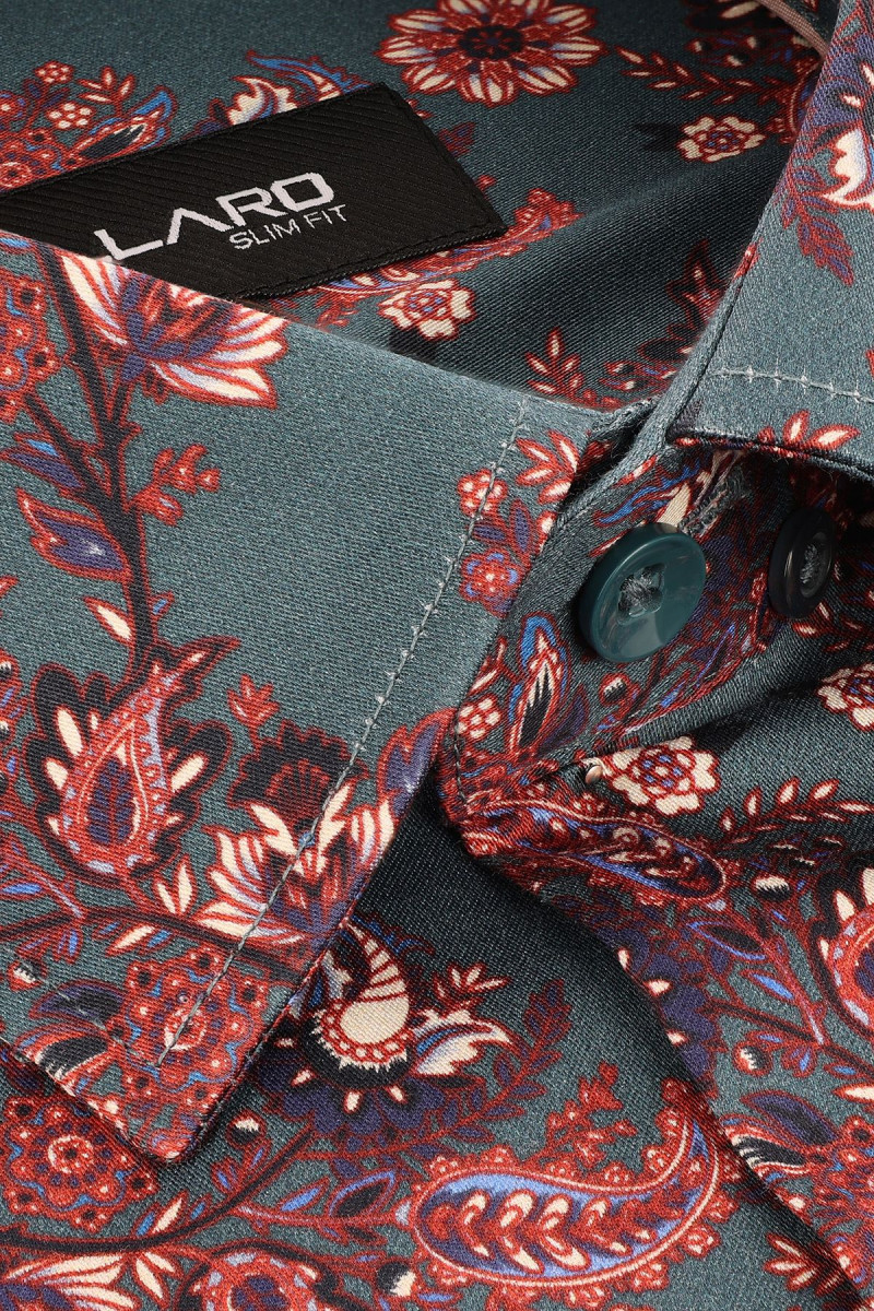 Koszula męska w kwiaty | Villaro